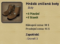 Hnědé zničené boty
